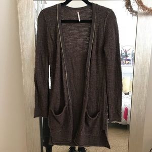Slouchy Free People cardigan!